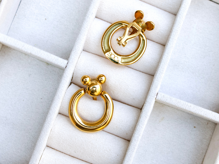 Clip-On Leader of the Club Earrings