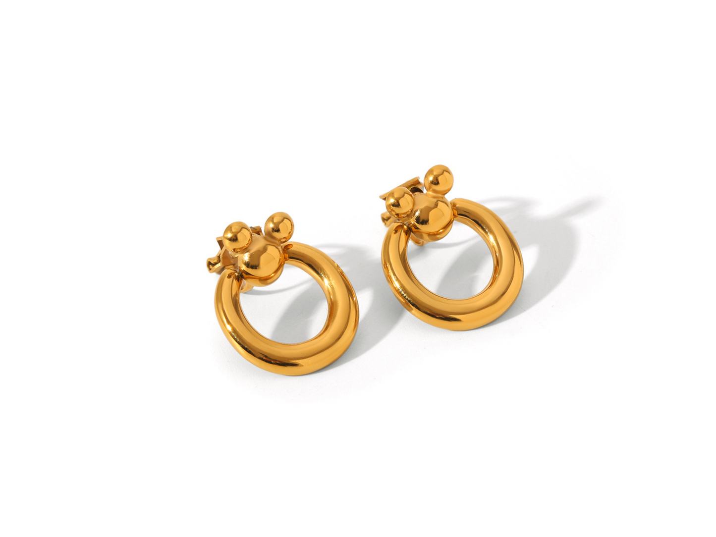 Clip-On Leader of the Club Earrings