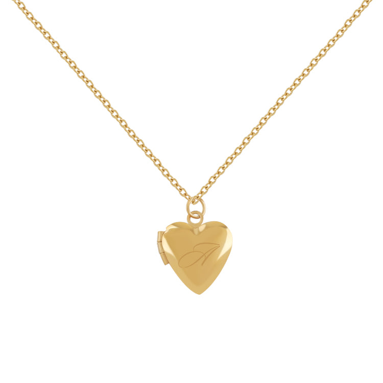 Locket Gold Necklace Warren James James Locket 18ct Gold Vermeil