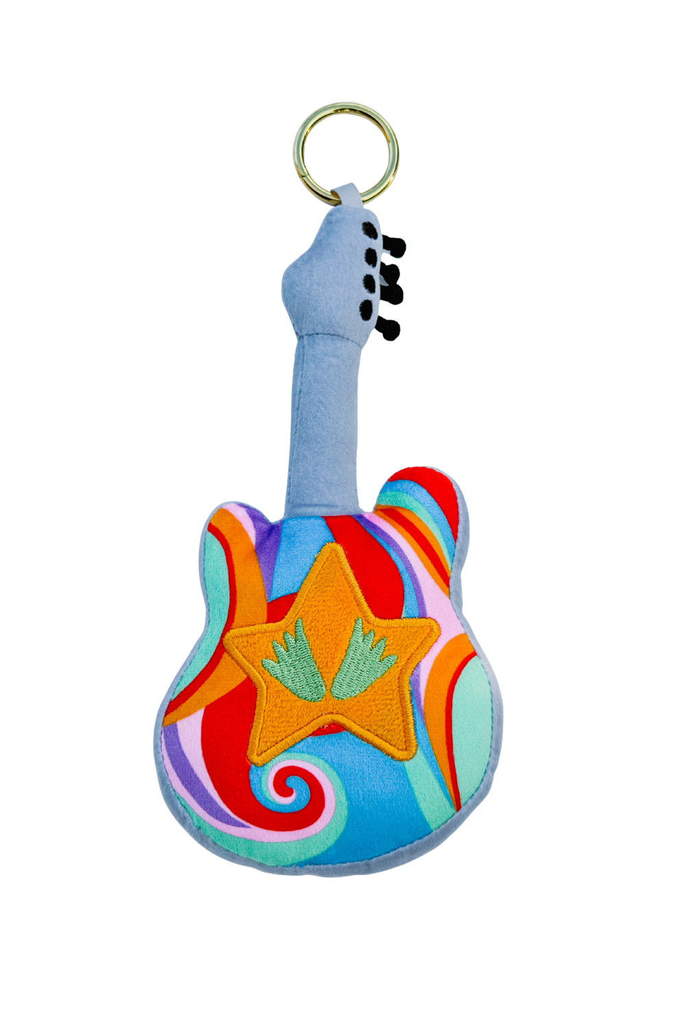 Rock 'n' Rainbow Guitar Bag Charm - PREORDER