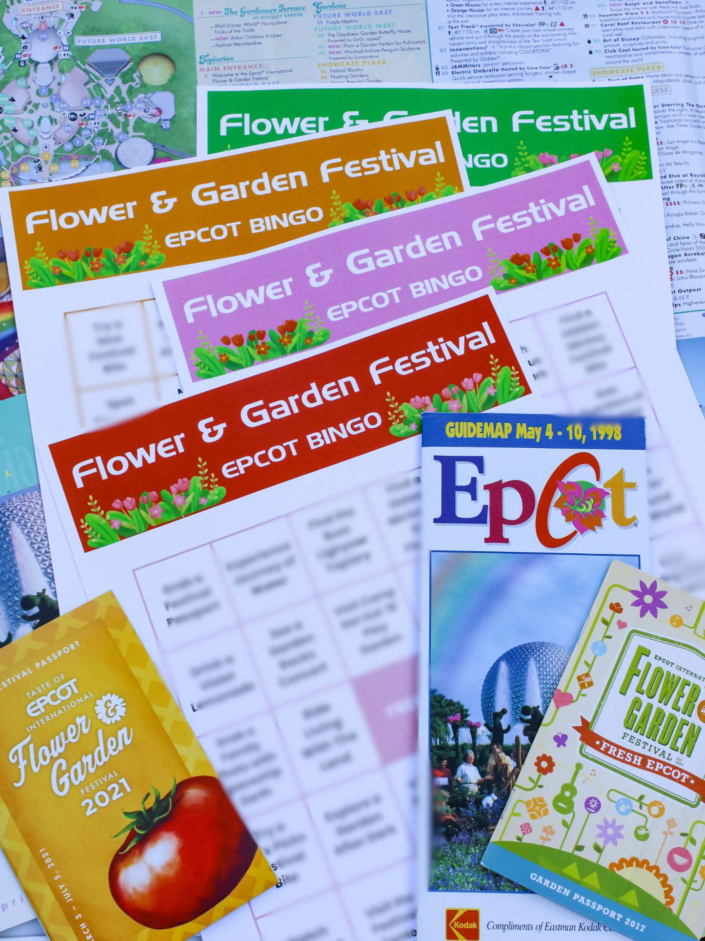 Flower & Garden Festival Bingo Boards