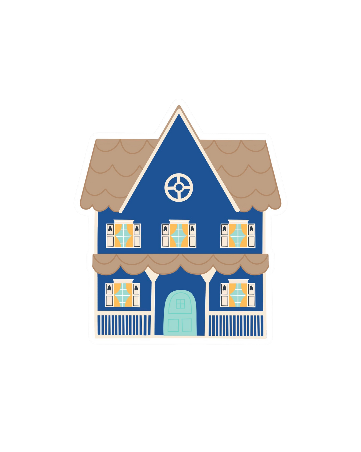 Welcome to the Blue House Sticker