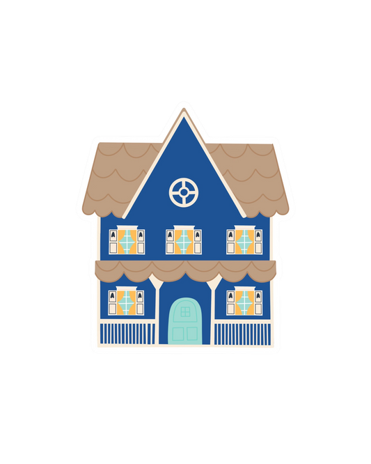 Welcome to the Blue House Sticker