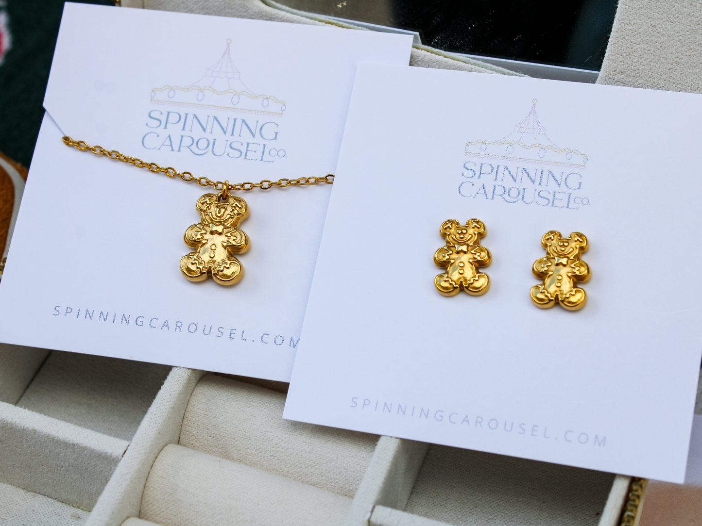 Very Merry Gingerbread Studs