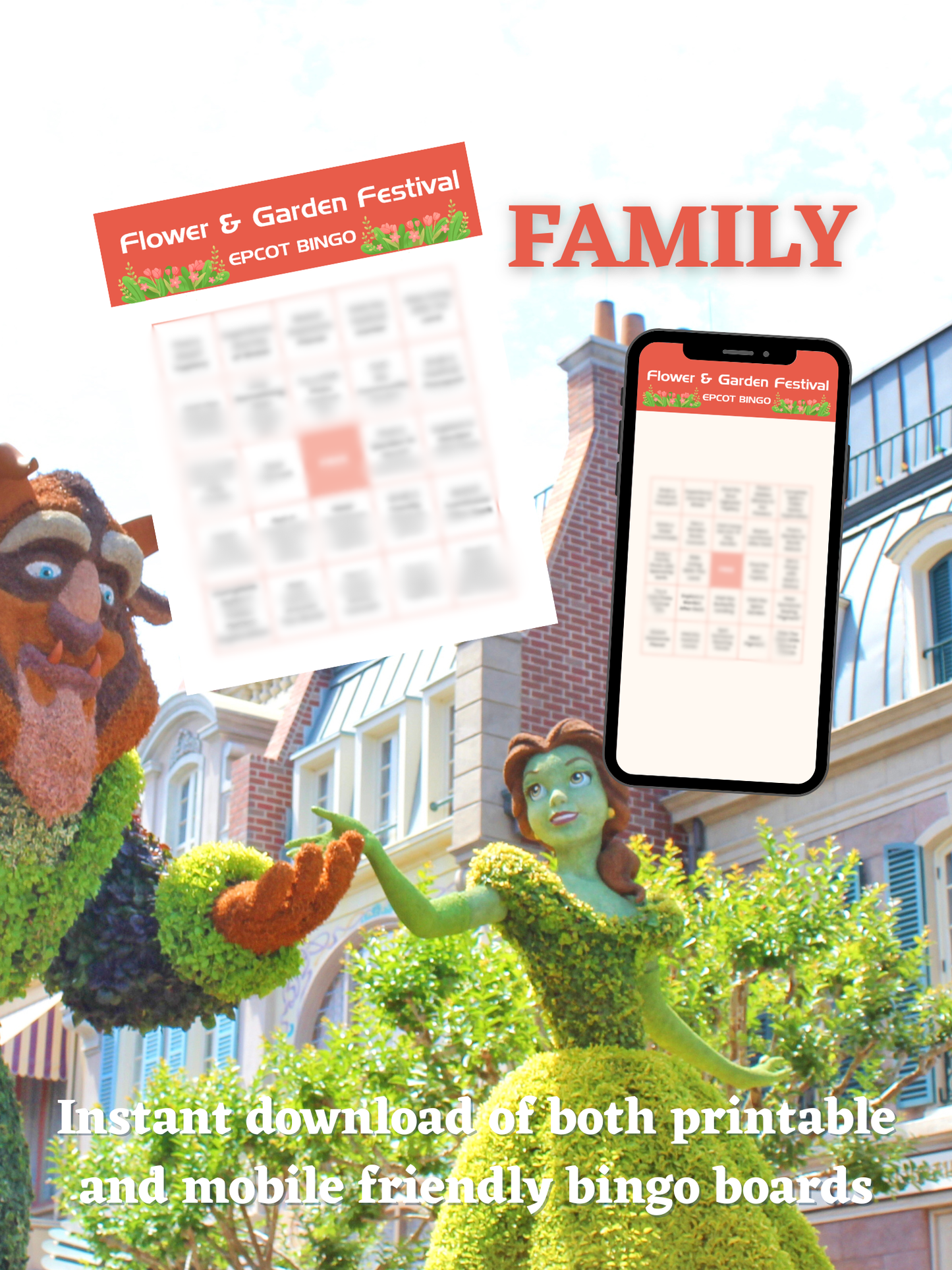 Flower & Garden Festival Bingo Boards