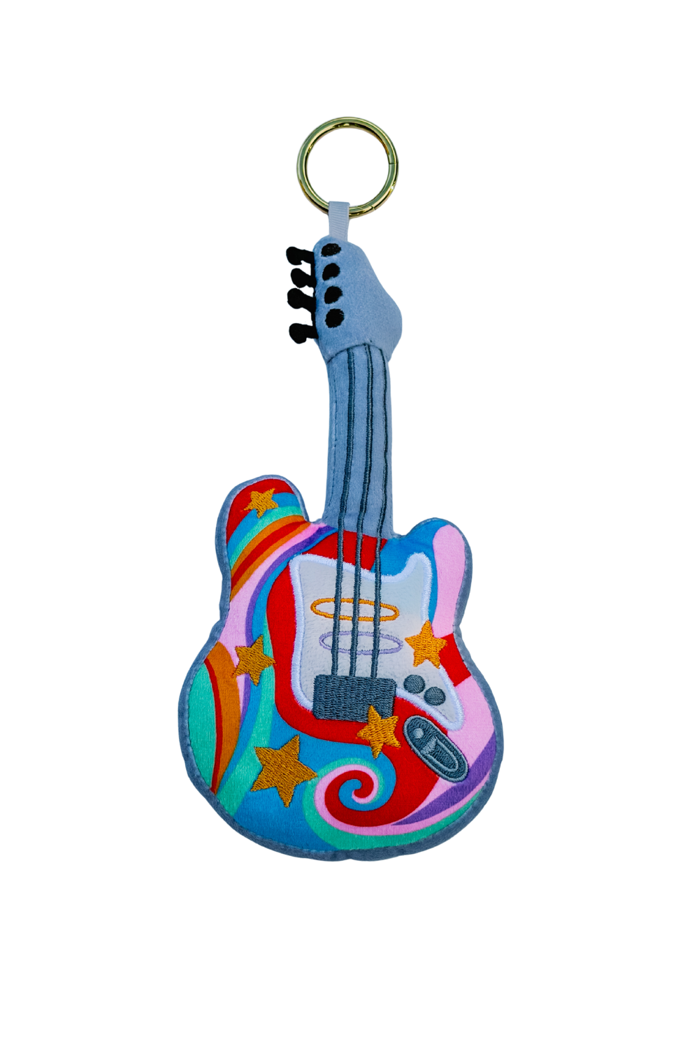 Rock 'n' Rainbow Guitar Bag Charm - PREORDER