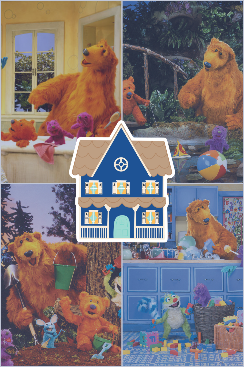 Welcome to the Blue House Sticker
