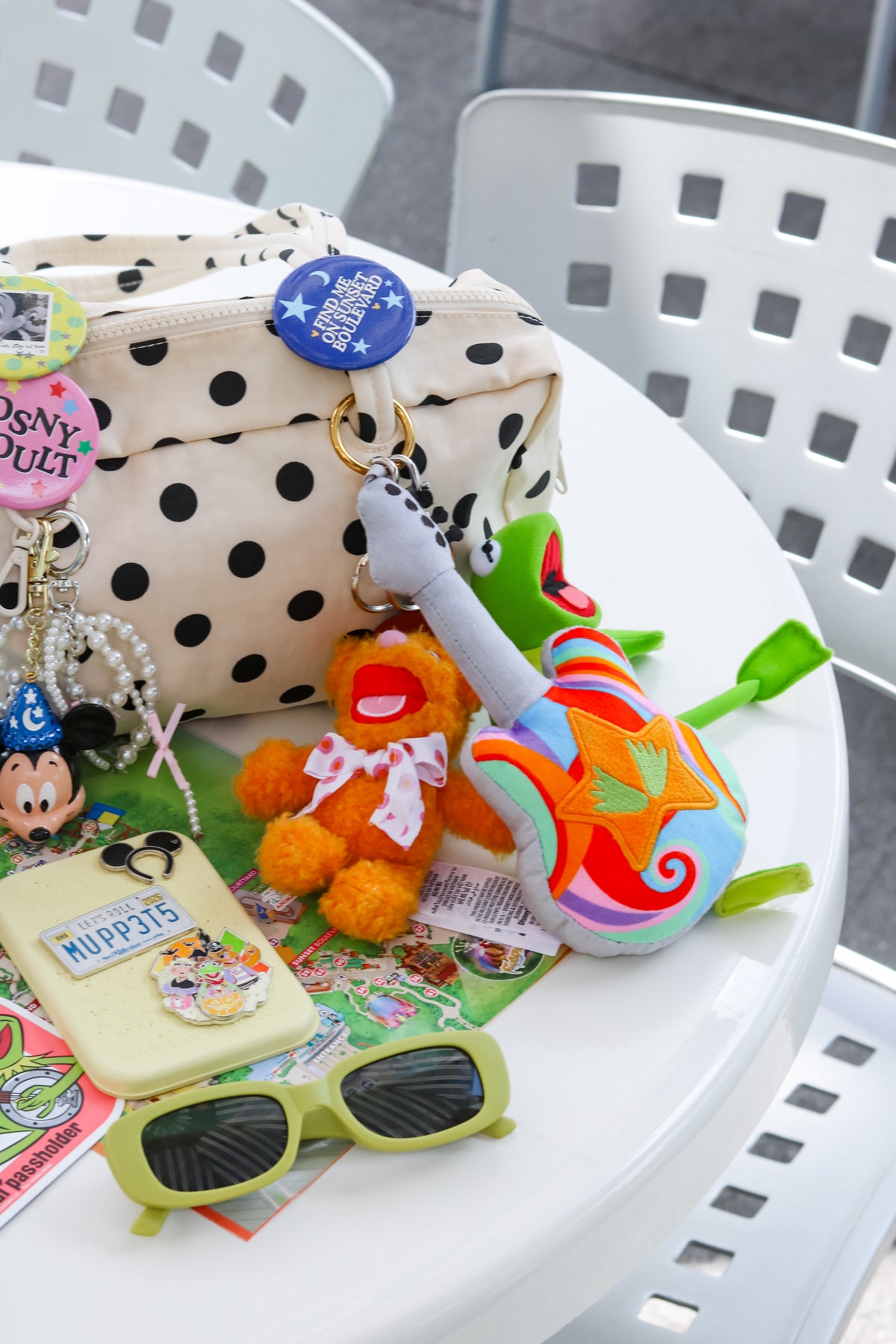 Rock 'n' Rainbow Guitar Bag Charm - PREORDER