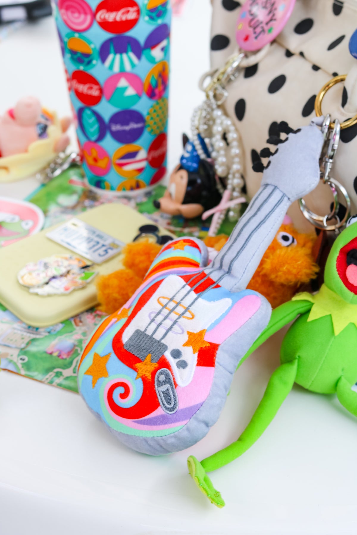 Rock 'n' Rainbow Guitar Bag Charm - PREORDER